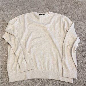 Bonobos Men's Light Beige Crewneck Sweater